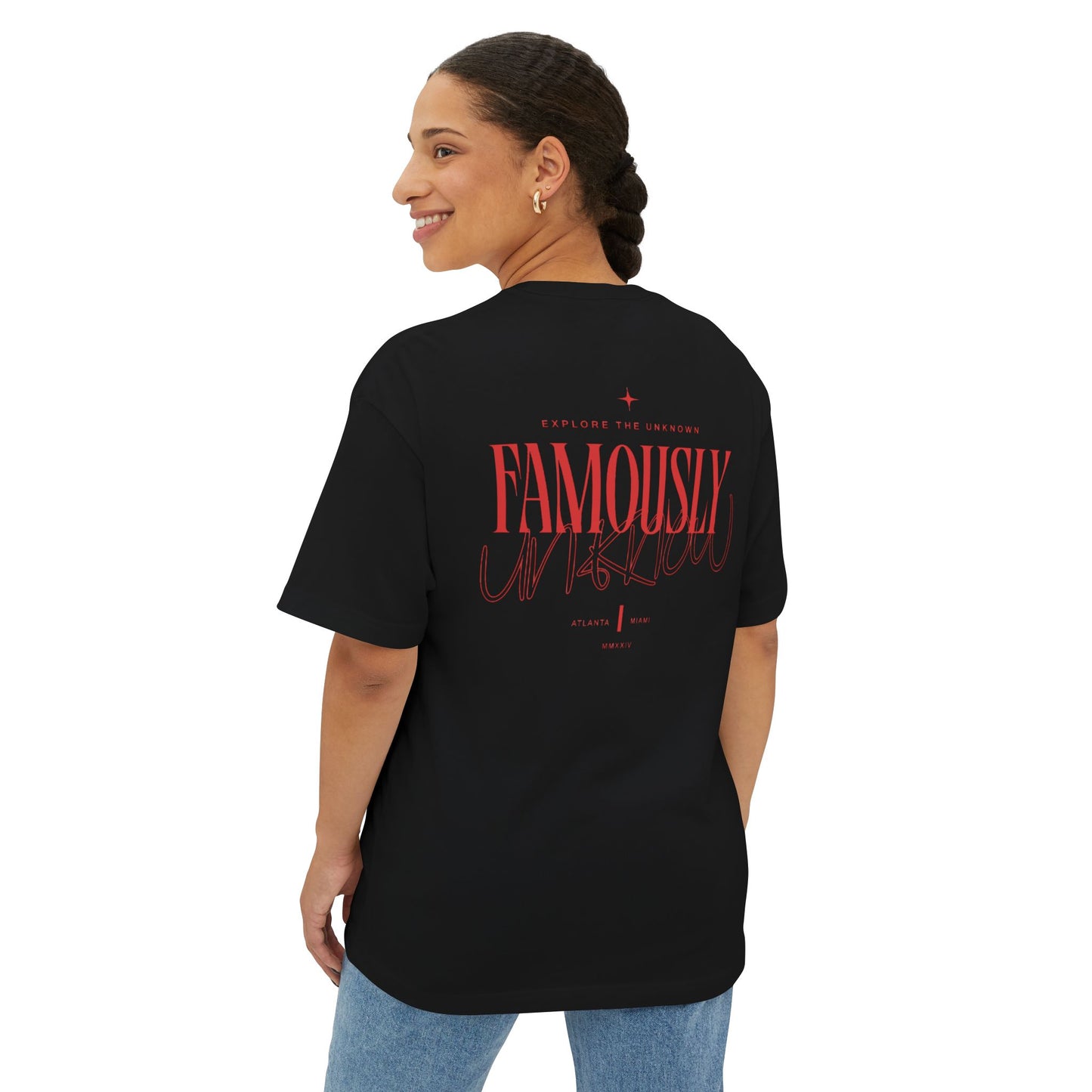 Famously Unknown - Unisex Oversized Boxy Tee