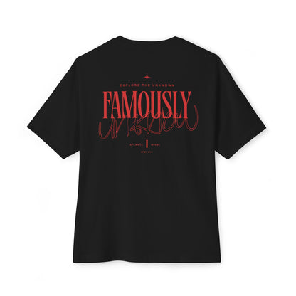 Famously Unknown - Unisex Oversized Boxy Tee