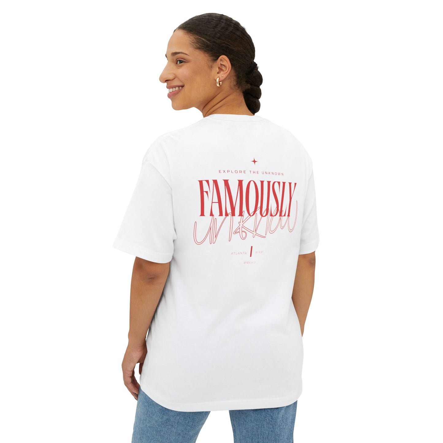 Famously Unknown - Unisex Oversized Boxy Tee